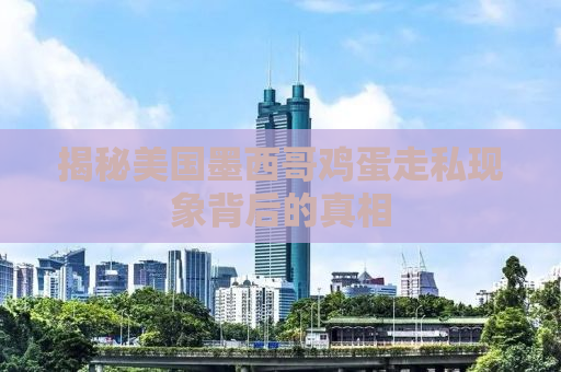 揭秘美国墨西哥鸡蛋走私现象背后的真相