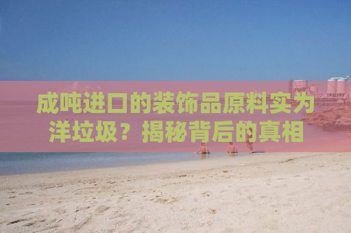 成吨进口的装饰品原料实为洋垃圾？揭秘背后的真相