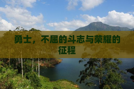 勇士，不屈的斗志与荣耀的征程