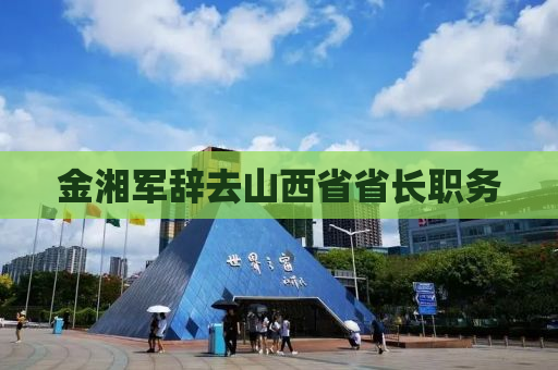 金湘军辞去山西省省长职务