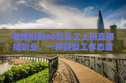 老板刷到00后员工上班直播搞副业，一种新型工作态度与创业精神的崛起