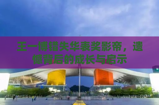 王一博错失华表奖影帝，遗憾背后的成长与启示