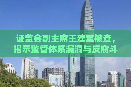 证监会副主席王建军被查，揭示监管体系漏洞与反腐斗争深化