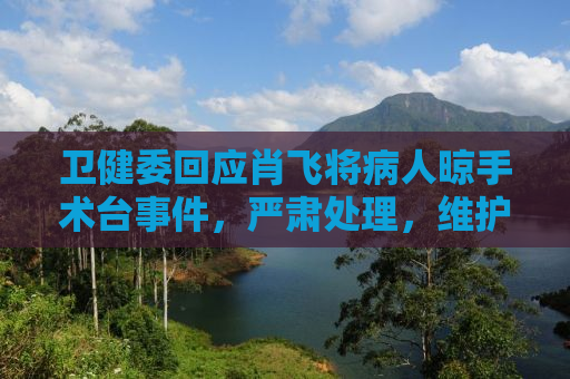 卫健委回应肖飞将病人晾手术台事件，严肃处理，维护医疗伦理底线