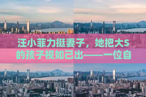 汪小菲力挺妻子，她把大S的孩子视如己出——一位自媒体作者的观察与思考
